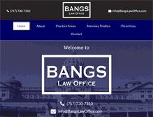 Tablet Screenshot of bangslawoffice.com